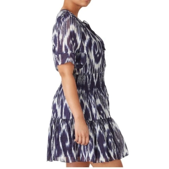 Rebecca Taylor Indigo dress size 10 - Picture 5 of 11